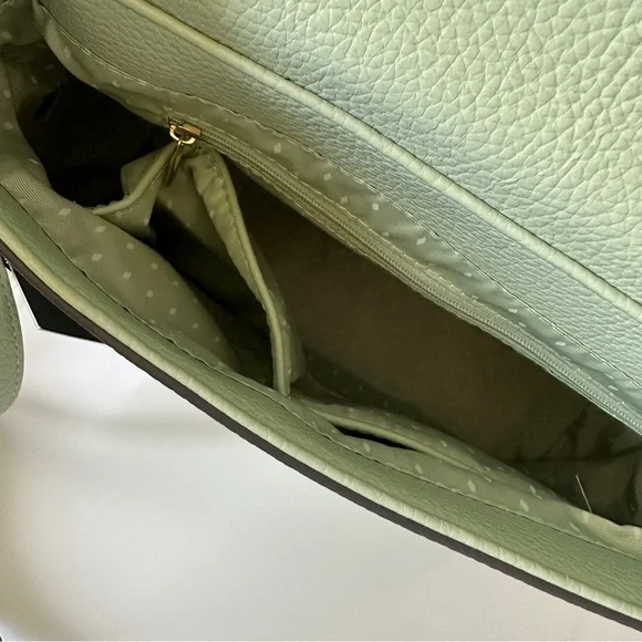 VANESSA WILLIAMS Mint Pebbled Leather Crossbody | NWT - Picture 5 of 6